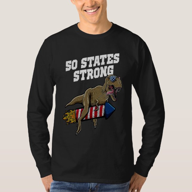 Camiseta 50 States Strong Patriotic American Patriotism USA (Frente)