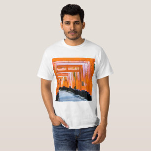 Camiseta 50 tons de laranja - Senbon Torii, Quioto