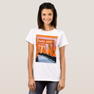 Camiseta 50 tons de laranja - Senbon Torii, Quioto