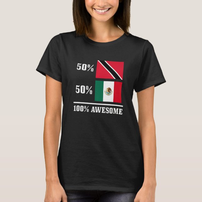 Camiseta 50 Trinidad e Tobago 50 México Bandeira do Orgulho (Frente)