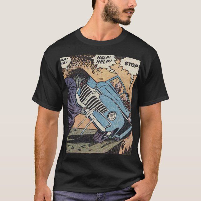 Camiseta 50 Vintage Horror Comic (Frente)