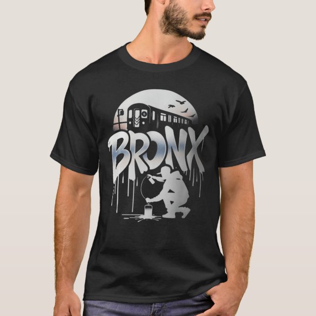 Camiseta 50 years Hip Hop Bron Subway Graffitiee for Kid Me (Frente)