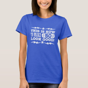 Camiseta 50th aniversário engraçado
