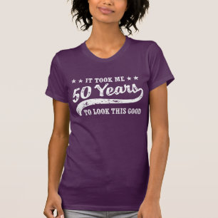 Camiseta 50th aniversário engraçado