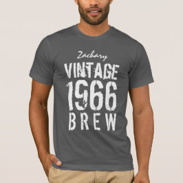 Camiseta 50th Aniversário fermentação do vintage de 1966 ou