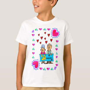 Camiseta 50th aniversário - ouro