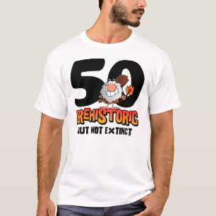 Camiseta 50th aniversário pré-histórico