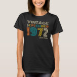Camiseta 50th Birthday Vintage September 1972 Limited Edtn.<br><div class="desc">50th Birthday Vintage September 1972 Limited Edtn.</div>