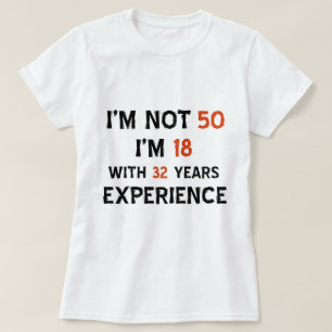 Camiseta 50th design do aniversário