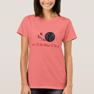 Camiseta 50th O t-shirt das mulheres do aniversário!