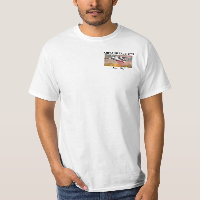 Camiseta 50th Pilotos de Airtanker do aniversário (Frente)