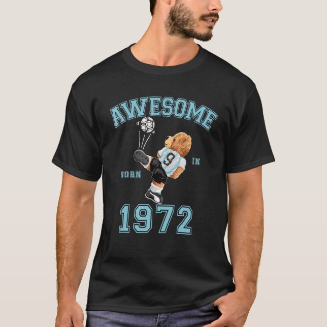 Camiseta 511 Homens de Aniversário Mulheres 1972 Incrível P (Frente)