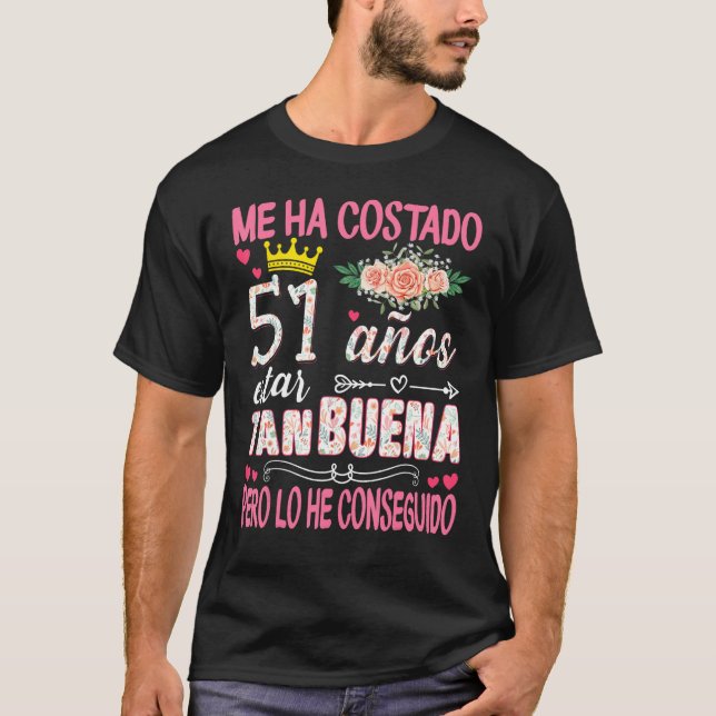 Camiseta 511 ruas Que O Meu Aniversário Tem 51 Anos De Cost (Frente)