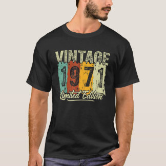 Camiseta 51 Aniversário 51 Anos Vintage 1971