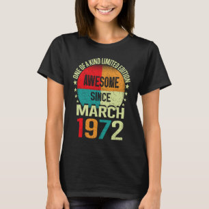 Camiseta 51 Anos De Fantasia Desde Março De 1972 Vintage 51
