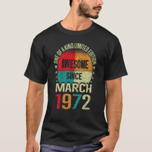 Camiseta 51 Anos De Fantasia Desde Março De 1972 Vintage 51