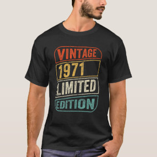 Camiseta 51 Years Old Vintage 1971 51th Birthday