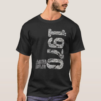 Camiseta 52º aniversário Damas Mens 52 Anos 1970