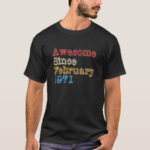 Camiseta 52º aniversário Homens de 52 anos Mulheres