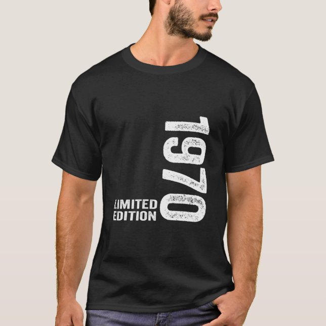Camiseta 52 anos de idade 52 anos de idade Edição limitada  (Frente)