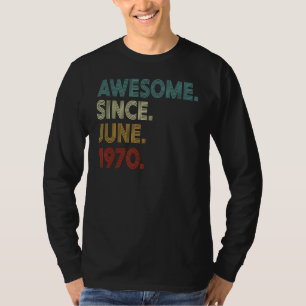 Camiseta 52 anos de idade 52 anos decorações de aniversário