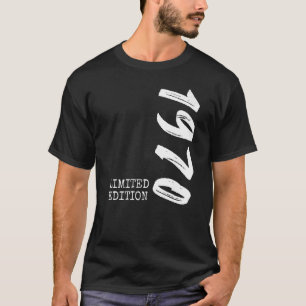 Camiseta 52.o aniversário Damas Mens 52 Anos 1970 20