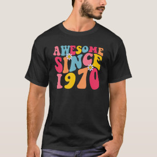 Camiseta 53º Aniversário Espetacular Desde 1970 Retro 53 An