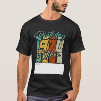 Camiseta 53º Aniversário Limitado 1970 Edição De Diversão R