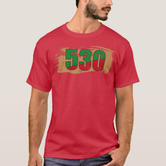Camiseta 530 Código de área da Califórnia1