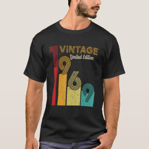 Camiseta 53. º aniversário 53 anos Vintage 1969 Aniversário