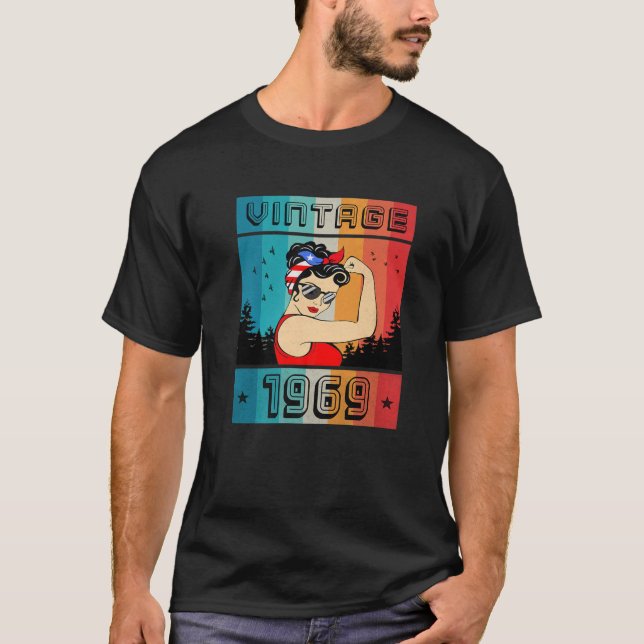 Camiseta 53. º Aniversário Com 53 Anos De Idade Para Mulher (Frente)