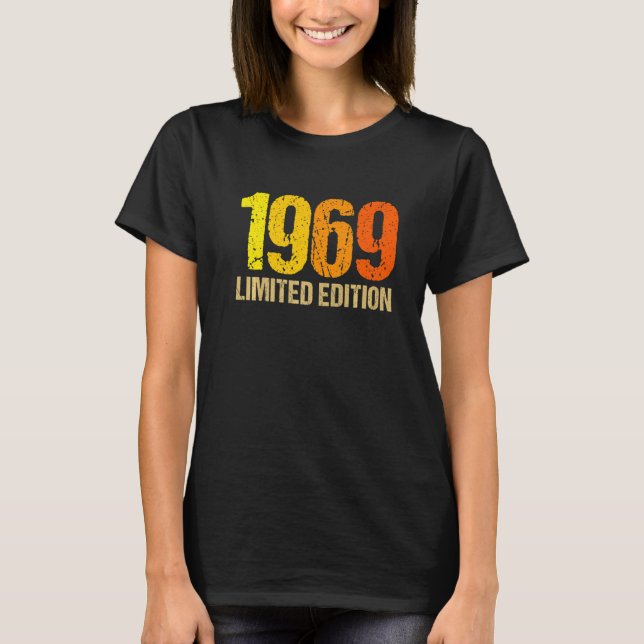 Camiseta 53.º Aniversário Mulheres 53 Anos 1969 5 (Frente)
