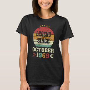 Camiseta 53 Anos De Legenda Desde Outubro De 1969 53º Nasci