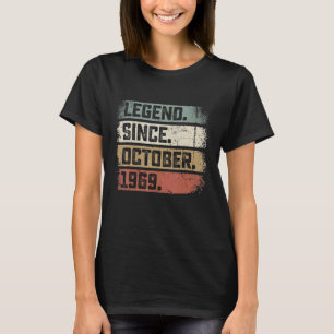 Camiseta 53 Anos De Legenda Desde Outubro De 1969 53º Nasci