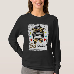Camiseta 53 Anos Fabuloso, Brun Leopard, 1969 Nascimento