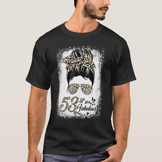 Camiseta 53 anos Fabuloso, Brun Leopard, 53 (Frente)