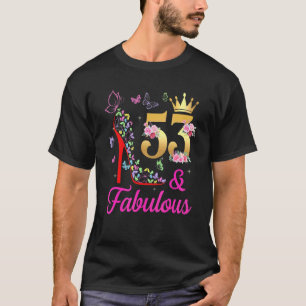 Camiseta 53 E Fabulosas Borboletas H De 53 Anos De Idade