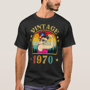 Camiseta 54. º Aniversário Com 54 Anos De Idade Para Mulher