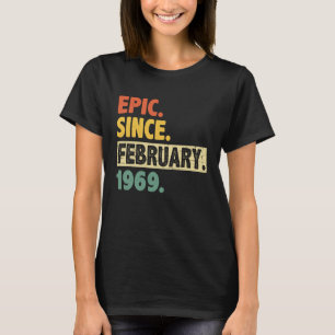 Camiseta 54. º aniversário da Epic desde fevereiro de 1969