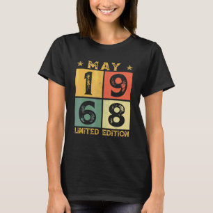 Camiseta 54.º Aniversário Decorações Maio 1968 54 Anos