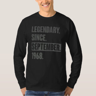 Camiseta 54 anos, 54.º aniversário Legendário desde setembr