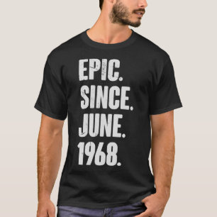 Camiseta 54 anos de idade, 54 anos, 54 anos, Epic de aniver
