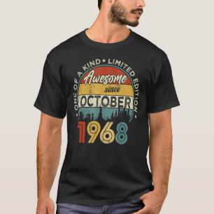 Camiseta 54 anos é incrível desde outubro de 1968 54º anive