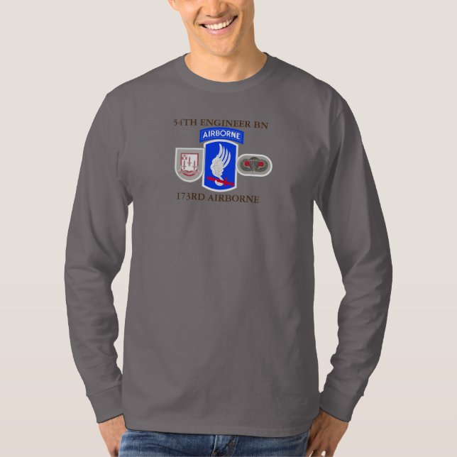 Camiseta 54.o ENGENHEIRO BATTALION 173.o AEROPORTO  (Frente)