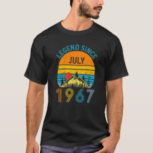 Camiseta 55ª Lenda De Aniversário Desde Julho De 1967 Vinta