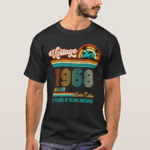 Camiseta 55º aniversário 55 anos é incrível desde 1 de jane