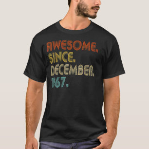 Camiseta 55º aniversário 55 anos é incrível desde dezembro