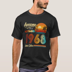 Camiseta 55º aniversário 55 anos é incrível desde novembro