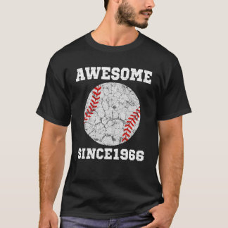 Camiseta 55º Aniversário Do Lover De Baseball Com 55 Anos D