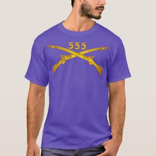 Camiseta 555. º Ramo de Regimento de Infantaria com Txt X
